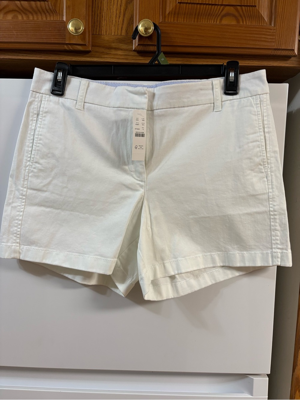 J. Crew White Women's Cotton Bermuda Shorts